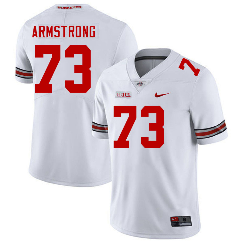 Men #73 Devontae Armstrong Ohio State Buckeyes College Football Jerseys Stitched-White